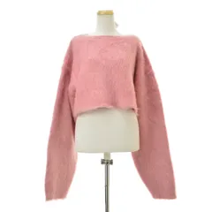 【PERVERZE】0125030508 Wide Knit Top and Scarf長袖ニットセーターのサムネイル