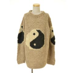 macmahon knitting mills陰陽ニットセーター ベージュ - メルカリ