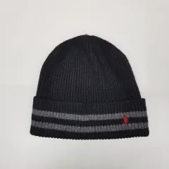 ポロ ラルフローレン ストライプ POINT ニット ビーニー F サイズ