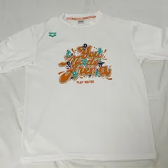 arena　アリーナ スポーツウェア Tシャツ 吸汗速乾 メッシュ ホワイト L相当のサムネイル