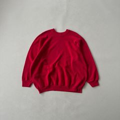 Hanes 長袖スウェットトレーナー 刺繍 カジュアル レッド/QW131 - メルカリ