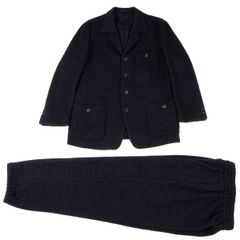 ISSEY MIYAKE MEN スーツ セットアップ 黒 美品 イッセイミヤケ - メルカリ