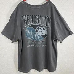 バックプリント Tシャツ フェードブラック オーバーサイズ サーフロゴ グラフィックのサムネイル
