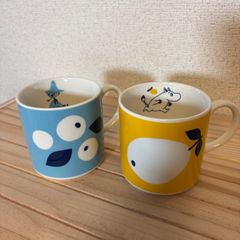 [미품] 무민 & 스너프킨 머그컵 쌍