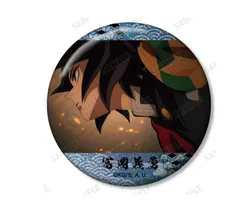 冨岡義勇 B 鬼滅の刃 トレーディング 場面写ホログラム缶バッジ 鬼滅 グッズ 缶バッジ 缶バッチ 無限城編