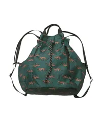 KiU キウ マルチウェイ ドローストリングバッグ MULTI WAY DRAWSTRING BAG 防水 撥水 3way バックパック リュック トートバッグ ショルダー 多機能 大容量 おしゃれ かわいい レオパード K530-175 [レオパード]