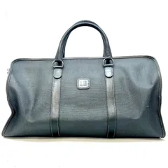 ダンヒル ロゴ　ボストン ハンドバッグ 旅行 ビジネス ブラックGD212