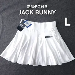 新品 JACK BUNNY 2025年モデル 春夏 プリーツスカート ストレッチ 速乾 ホワイト 2 L ジャックバニー