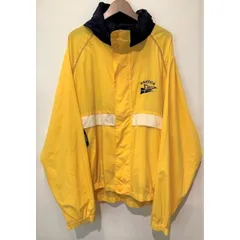 【中古】　NAUTICA　ナイロンジャンパー　マウンテンパーカー　ワンポイント　ジップアップ　フード　古着　/1598