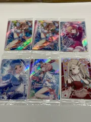 【N6-22】◎ 学園アイドルマスター　ウエハース　6枚　まとめ売りセット