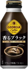 ジョージア 香るブラック ボトル缶 400ml×24本 コカコーラ 送料無料のサムネイル