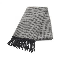 新品未使用✨FENDI FFロゴ マフラー グレー ブラック 目黒蓮着用 FENDI フェンディ FFロゴ マフラー 正規品 目黒蓮 - メルカリ
