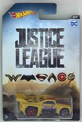 MATTEL JUSTICE LEAGUE HOTWHEELS BASSLINE DWD08