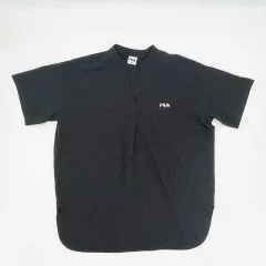 FILA　フィラ　チュニック半袖シャツ　ブラック　Mサイズ　□〇