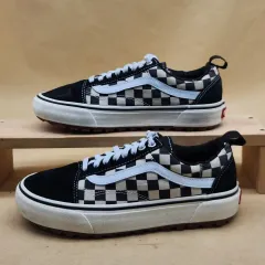 VANS オールドスクール チェッカーボード スニーカー 255
