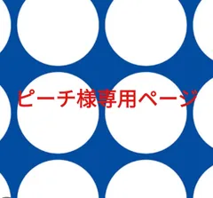 ピーチ様専用ページです。
