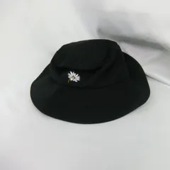 GRLグレイル　花刺繍バケットハット　レディース　黒　56cm〜58cm　□□のサムネイル
