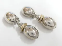 GIVENCHY ジバンシィ ヴィンテージ シルバー×ゴールドカラー イヤリング