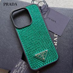 PRADA iphone14pro ケース ラインストーン クリスタル 三角ロゴ PRADA iphone14pro ケース ラインストーン クリスタル 三角ロゴ - メルカリ