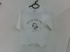 【TAKA74-22】△タグ付き UNIQLO ユニクロ ピーナッツ×長場雄 UT(半袖) ホワイト Lサイズ レディース　スヌーピー