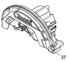 お客様ご確認用。 マキタ makita 40Vmax 充電式レシプロソー JR001GZK用 スライダ