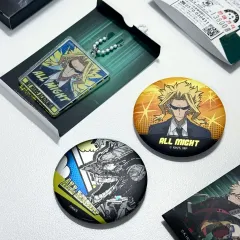 まとめ売り) 僕のヒーローアカデミア ヒロアカ オールマイト ディコレクション 缶バッジ Popable アクリル キーホルダー カフスボタン ガチャ