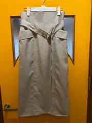 Y【Y4-92】◇  ANAYI    サイズ36    ロングタイトスカート　ベージュ