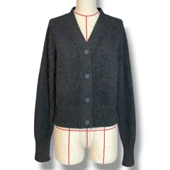 COMPTOIR DES COTTONNIERS コントワーデコトニエ カシミヤ ニットカーディガン サイドスリット 羽織り 長袖 4WCA109W24 黒 ブラック Mサイズ レディース 冬 ゴーゴー古着久喜倉庫店 5 No.1586のサムネイル