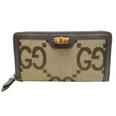 未使用品 GUCCI 長財布 658634 バンブー GGキャンバス 161 - メルカリ