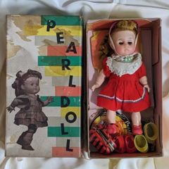 美品】フラフープガール 1950年代 箱付き ゼンマイ ブリキ (検)ソフビ