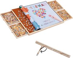 パズルテーブル YISHAN 1000ピース 木製ジグソーパズルボードテーブル 感謝祭値下パズルテーブルYISHAN 1000ピース 木製ジグソーパズルボード