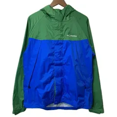 【中古】　Columbia　ナイロンジャンパー　マウンテンパーカー　アウター　ワンポイント　ブランドロゴ　刺しゅう　切替　バイカラー　OMNI-TECH　アウトドア　古着　/1151