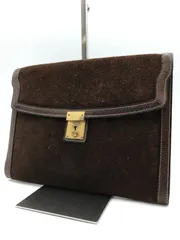 GUCCI　オールドグッチ　クラッチバッグ　スエード×レザー　5369