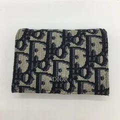 Christian Dior クリスチャンディオール トロッター カードケース 10-BO-0290 ネイビー