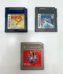 ゲームボーイソフト ポケットモンスター金&銀&赤