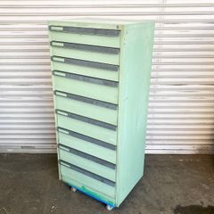 希少 ビンテージ ファイルキャビネット visifile 鉄製