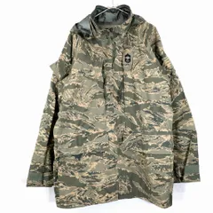 00年代 米軍実物 U.S.AIRFORCE APEC GORE-TEXパーカー ミリタリー ABUカモ (メンズ L相当) O0230