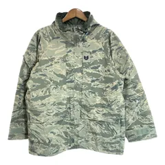 00年代 米軍実物 U.S.AIRFORCE APECS GORETEX パーカージャケット ミリタリー ABUカモ (メンズ LARGE REGULAR) 中古 古着 S4656