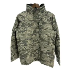 00年代 米軍実物 U.S.AIRFORCE APECS GORETEX パーカージャケット ミリタリー ABUカモ (メンズ SMALL SHORT) 中古 古着 S4681