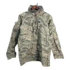 00年代 米軍実物 U.S.AIRFORCE APECS GORETEX パーカージャケット ミリタリー ABUカモ (メンズ MEDIUM REGULAR) 中古 古着 S4732