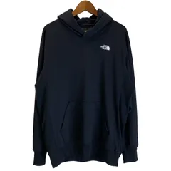 【中古】　THE NORTH FACE　パーカー　プルオーバー　トップス　裏毛　ワンポイント　プリント　オーバーサイズ　アウトドア　古着　/1151