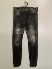 【中古品】MIHARA YASUHIRO ミハラヤスヒロ 16AW DAMAGE CRASH DENIM PANTS 51022156 2016年秋冬 ダメージクラッシュ デニムパンツ ボトムス 【151-260407-KS-01-min】のサムネイル