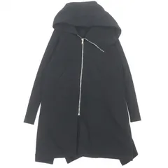 美品▼Rick Owens リックオウエンス DS16F8227 DRKSHDW ダークシャドウ コットン Mountain Hoodie ジップアップ パーカー ブラック XS イタリア製 メンズ 美品▽Rick Owens リックオウエンス DS16F8227 DRKSHDW ダークシャドウ
