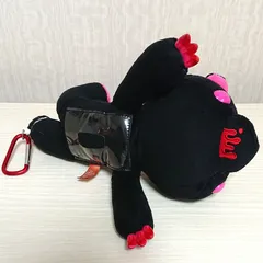 脱グル～ミ～リールパスケース まんまと罠にver. コケティッシュピンク CGP-273 いたずらぐまのグルーミー チャックスGP カラビナ ぬいぐるみ