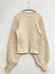 ZARA ザラ ニット/セーター USA M アイボリー