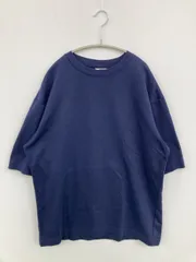 UNIQLO U ユニクロユー Tシャツ/カットソー L ネイビー