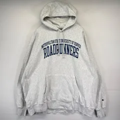 古着 チャンピオン Champion パーカー リバースウィーブ スウェット カレッジロゴ プルオーバー 大きいサイズ 3XL  グレー メンズ