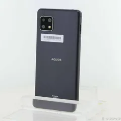ソフマップ 〔中古品〕 AQUOS sense5G 64GB ブラック SHG03 auロック解除SIMフリー【368】