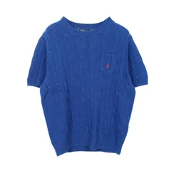 ポロ・ラルフローレン POLO RALPH LAUREN ニット 半袖 ケーブル コットン ニット レディース 未使用