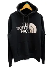 THE NORTH FACE (ザノースフェイス) ロゴ プルオーバーパーカー 長袖 M ブラック メンズ/036